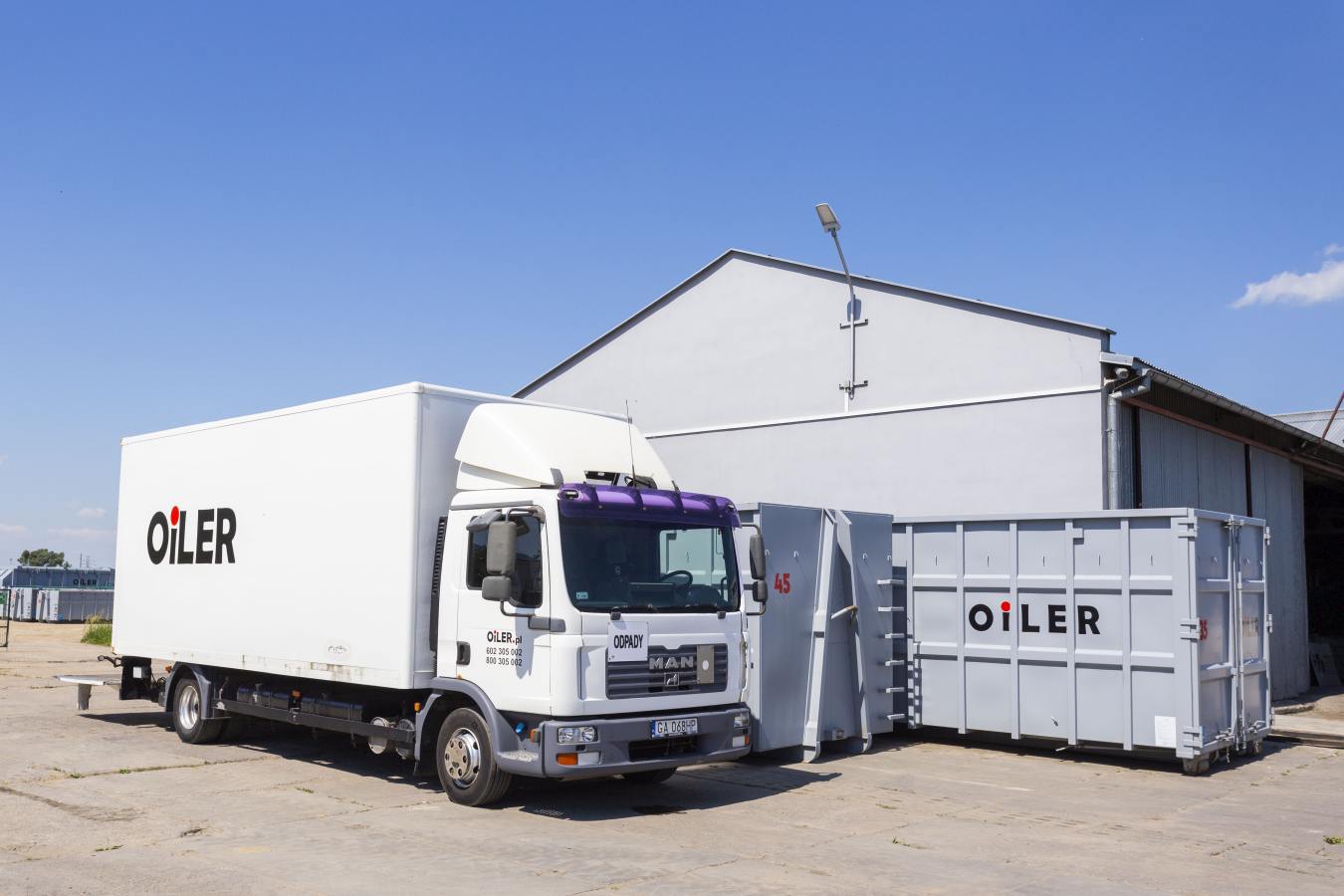 Industrial truck yard used in live dispatch and route execution.